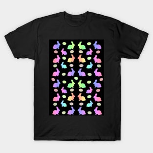 CUTE Pastel Bunnies And Easter Eggs T-Shirt